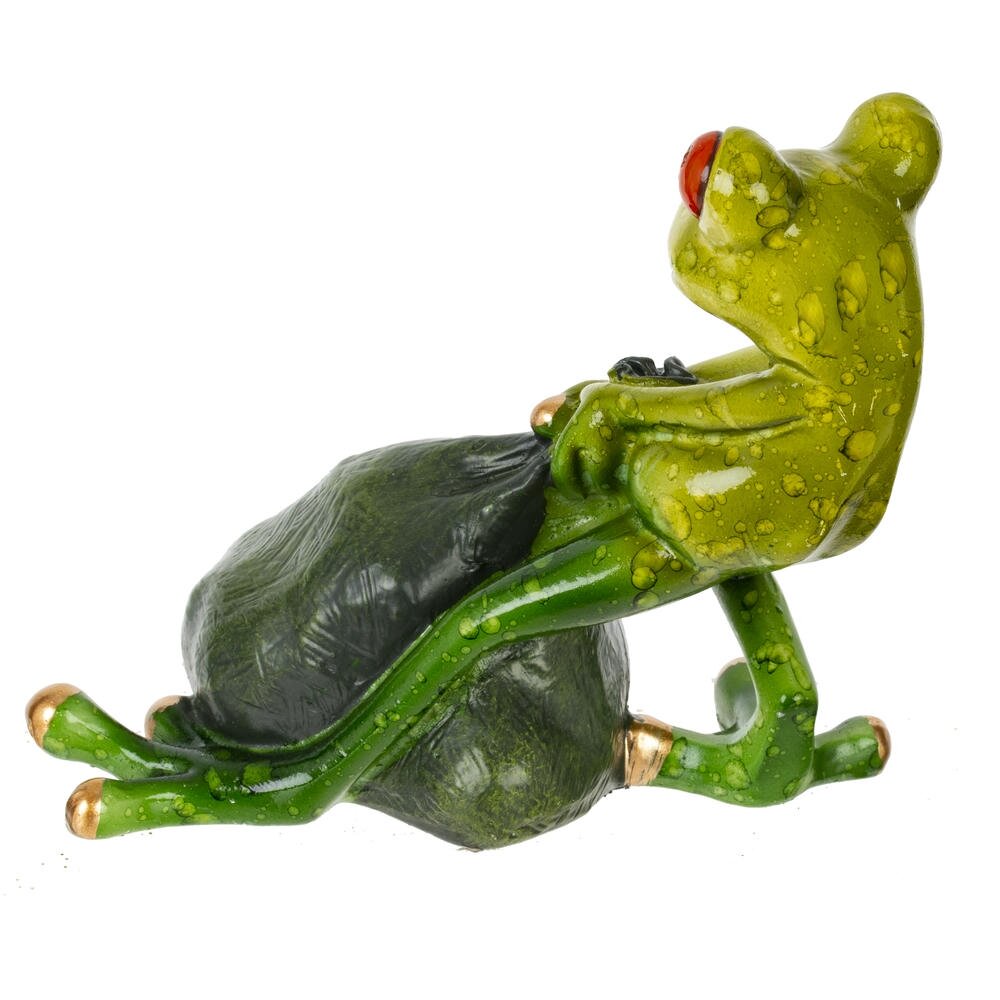 Фигурка декоративная "Лягушка", L11,8 W6 H10,5 см