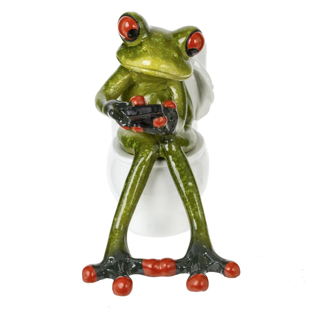 Фигурка декоративная "Лягушка", L12,5 W7 H10,5 см