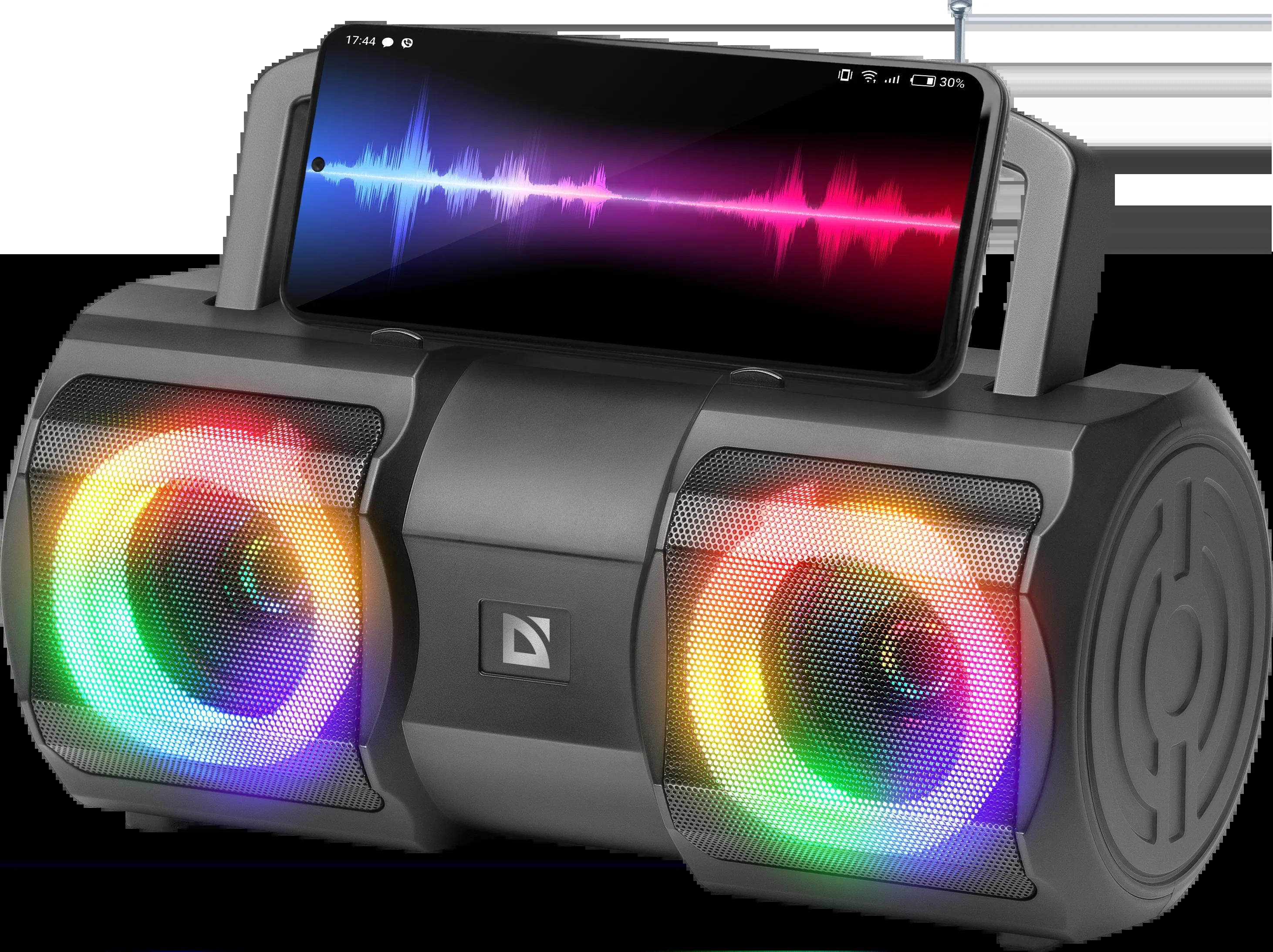 Акустическая система Defender Beatbox 20 черный Мощность звука 20 Вт да 1 кг