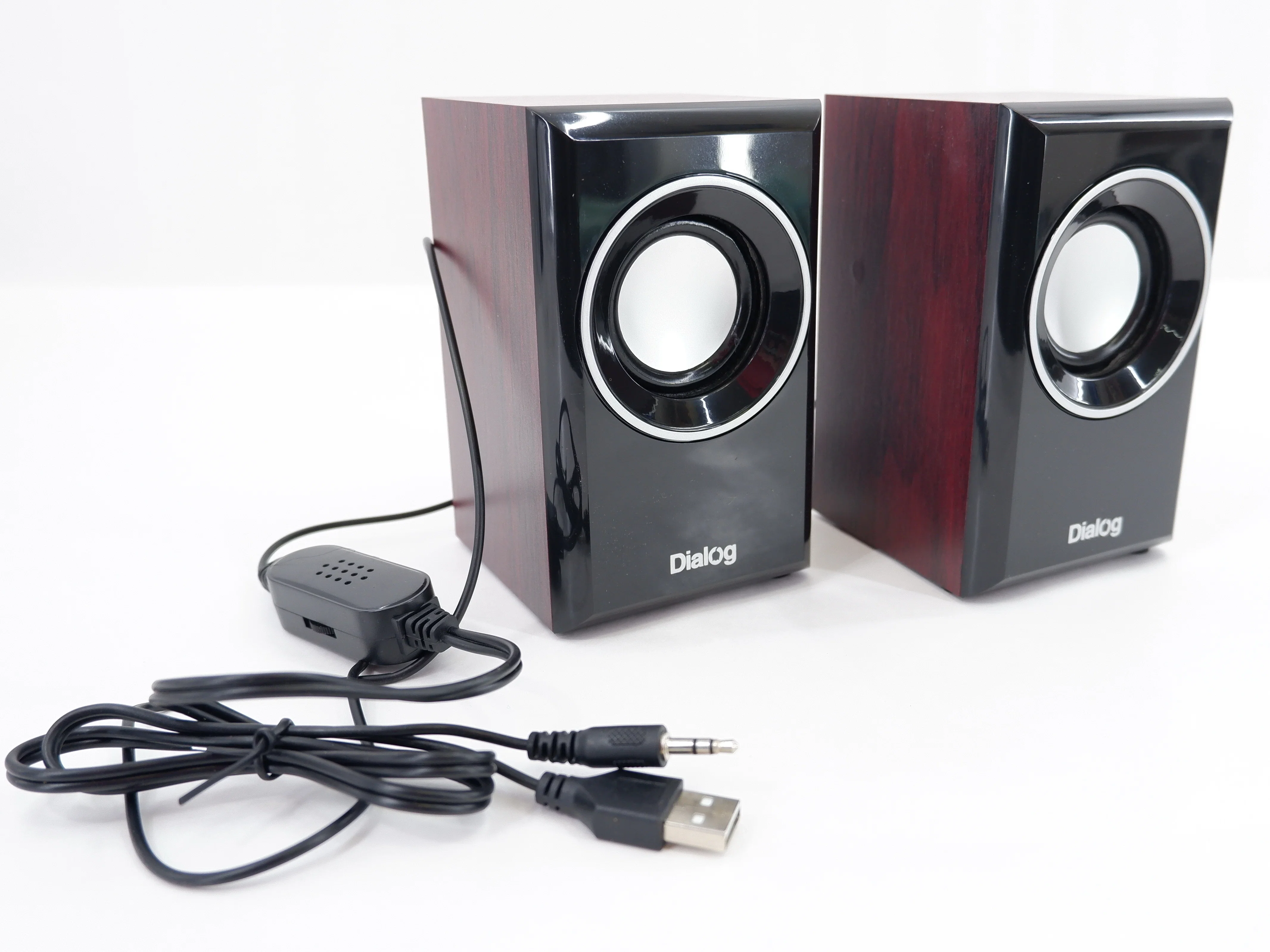 Акустическая система Dialog AST-15UP черный 2х3W RMS, активные