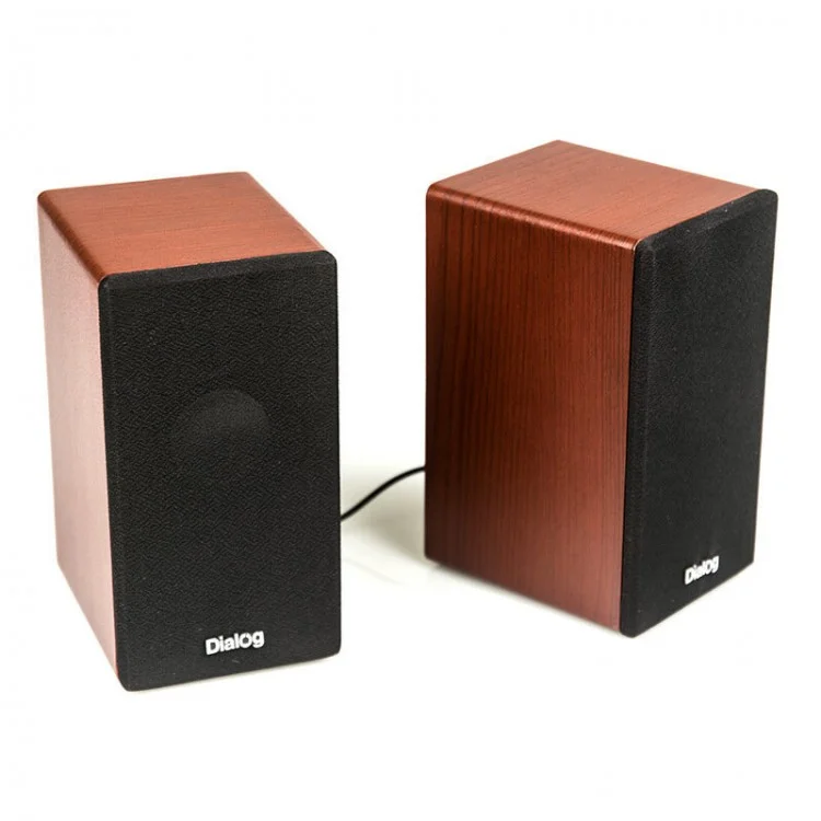 Акустическая система Dialog AST-20UP - акустические колонки 2.0, 6W RMS, Cherry, питание от USB