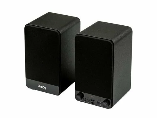 Акустическая система Dialog Jazz AJ-13 BLACK - акустические колонки 2.0, 2*15W RMS, Bluetooth, FM, USB+microSD reader