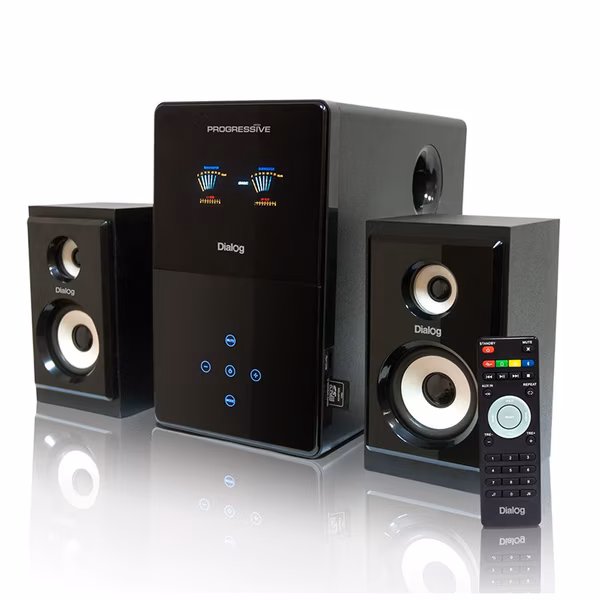 Акустическая система Dialog Progressive AP-220 черный 2.1, 30W+2*12W RMS, USB+SD reader