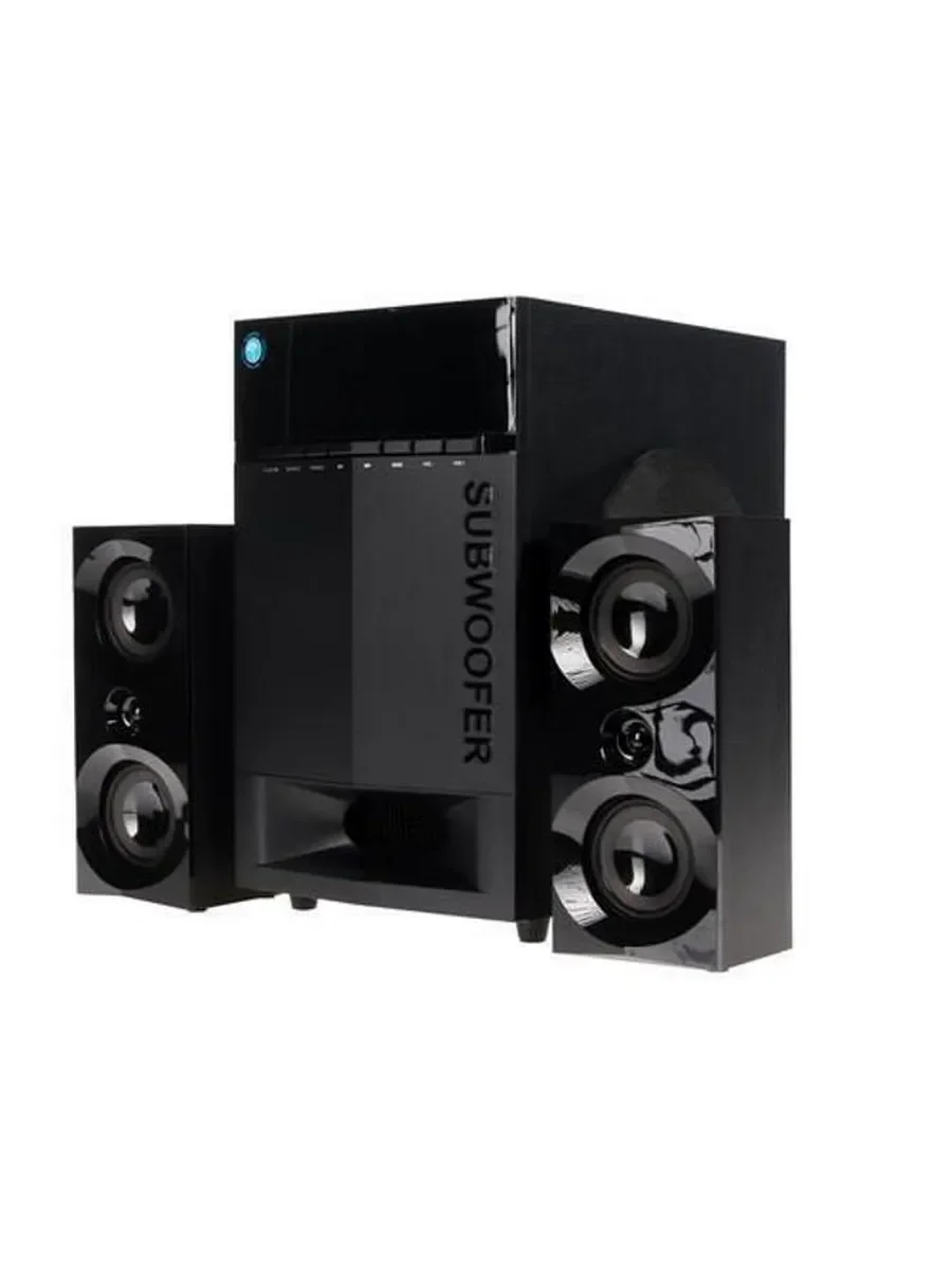 Акустическая система Dialog Progressive AP-230 BLACK акустические колонки 2.1, 35W+2*15W RMS, Bluetooth, USB+SD reader