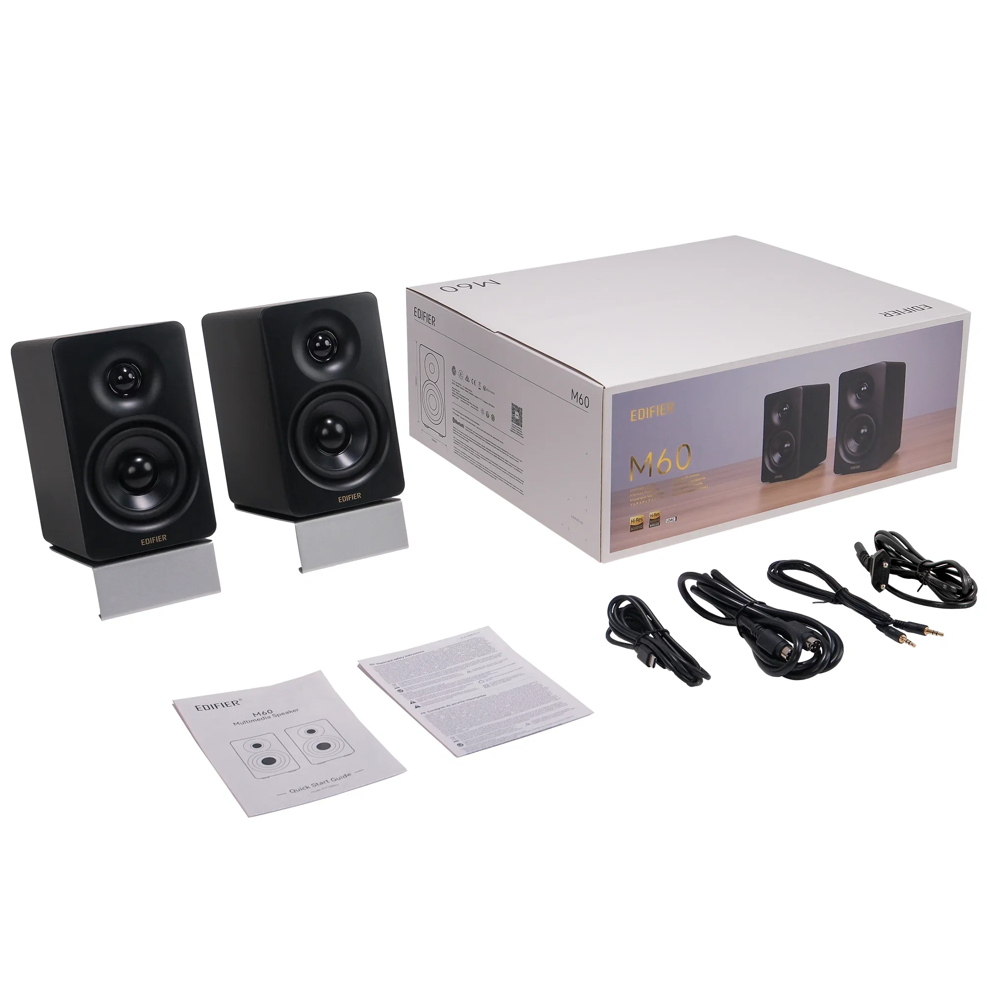 Акустическая система Edifier M60 2.0 черный 66Вт BT