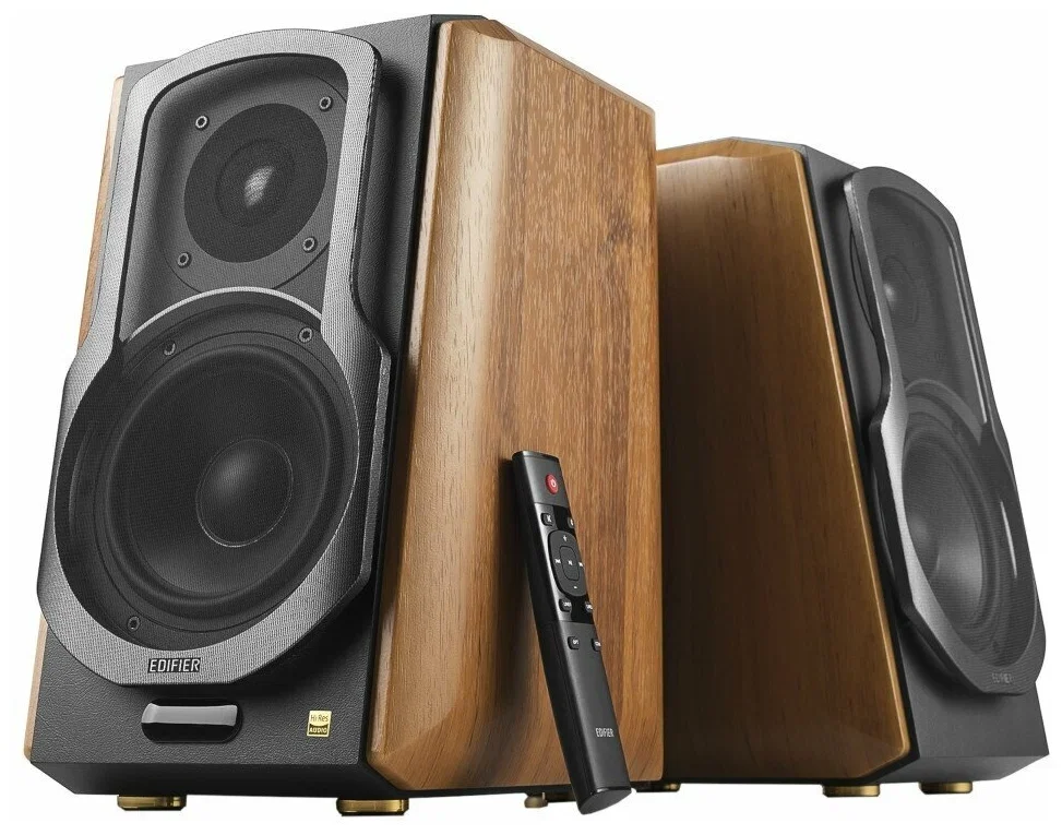 Акустическая система Edifier S1000MKII Brown (2.0,Bluetooth 5.0,ДУ,2x 25 Вт (ВЧ), 2x 35 Вт (СЧ/НЧ)