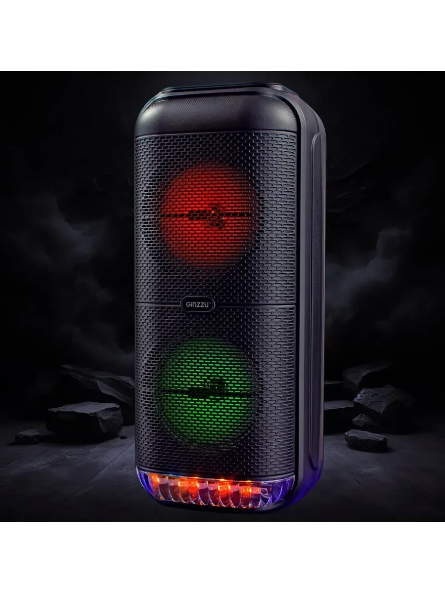 Акустическая система Ginzzu GM-235, Midi, BT/USB/TF/FM/MIC