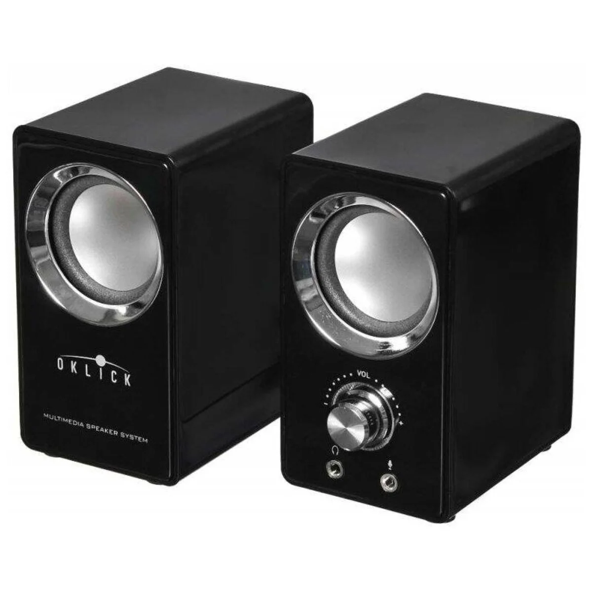 Акустическая система Oklick OK-116 2.0 черный 6Вт