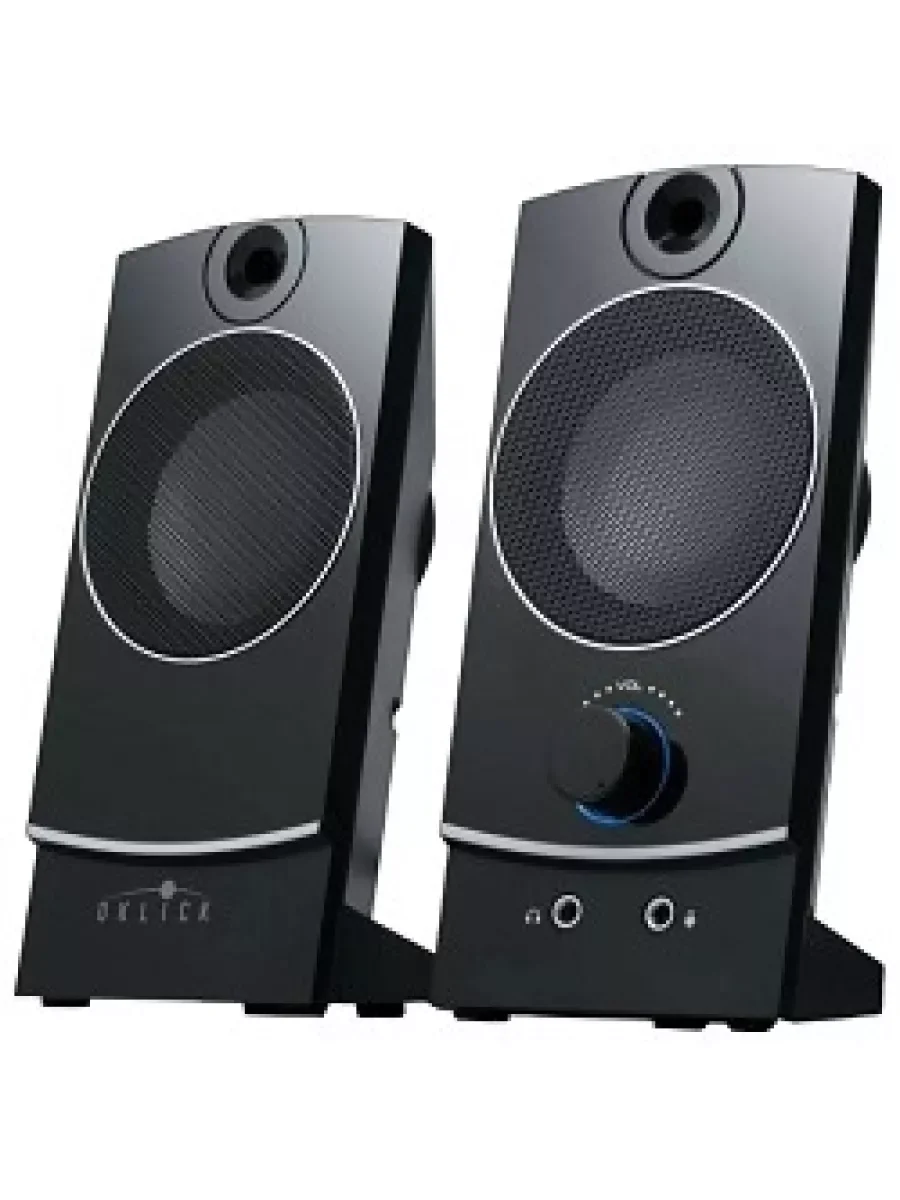 Акустическая система Oklick OK-118 2.0 черный 4Вт
