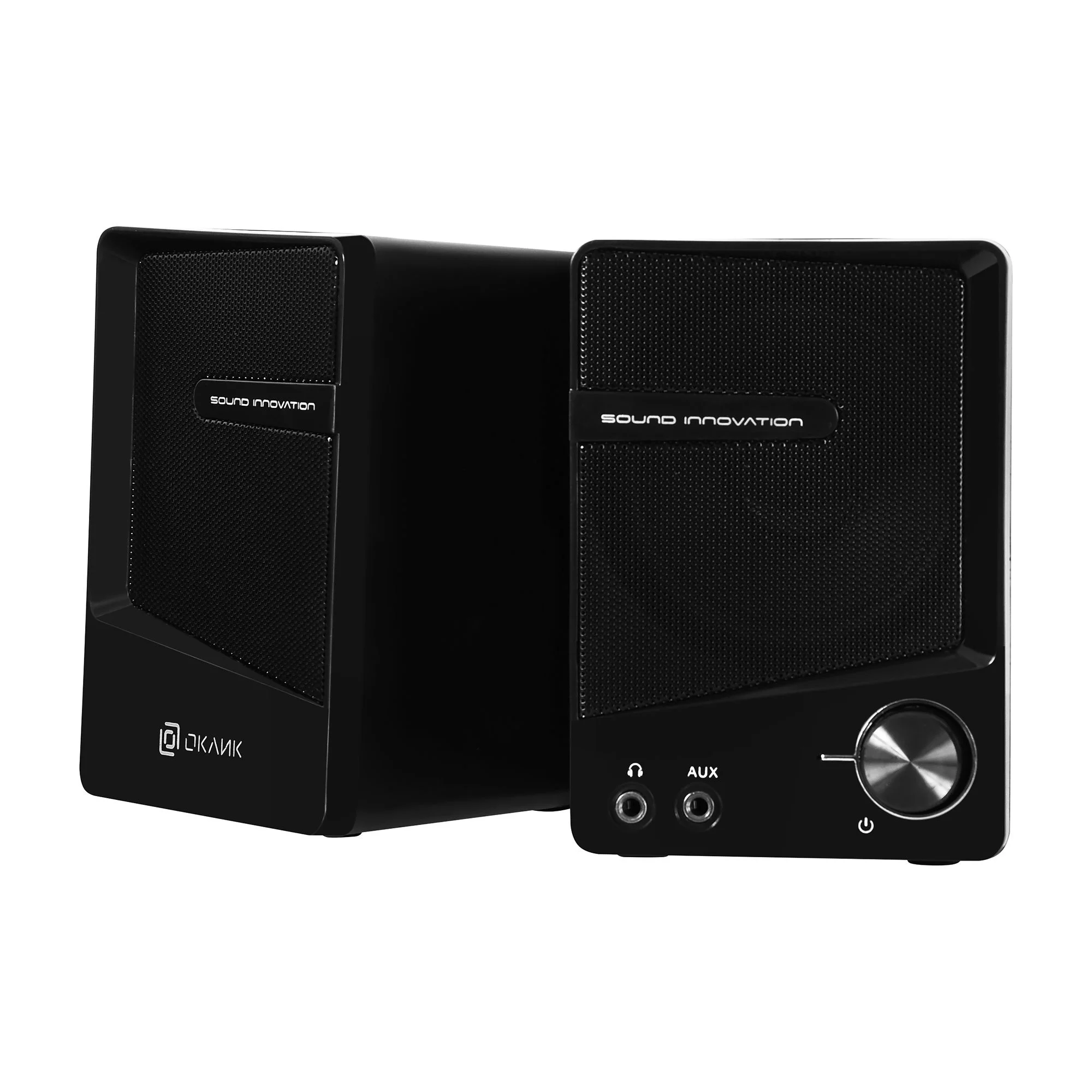 Акустическая система Oklick OK-126 2.0 черный 6Вт