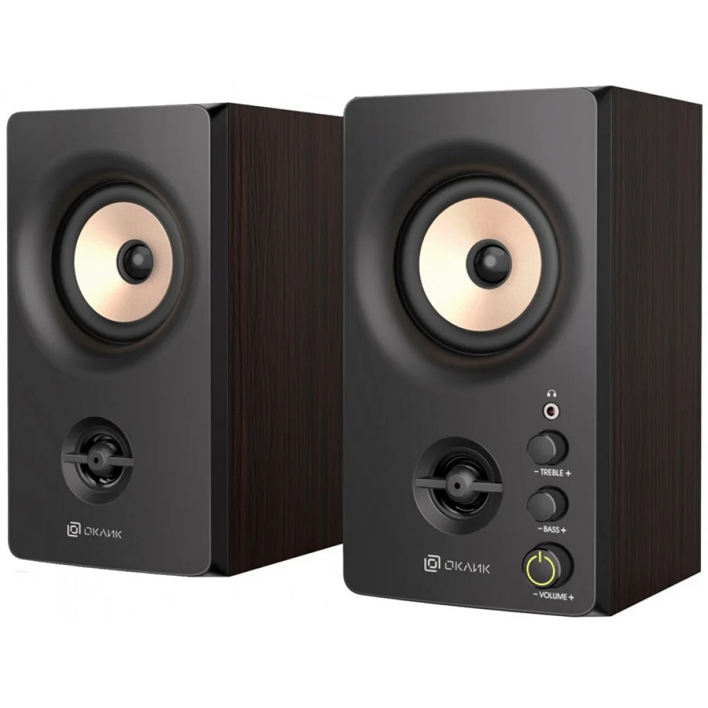 Акустическая система Oklick OK-164 2.0 черный 30Вт