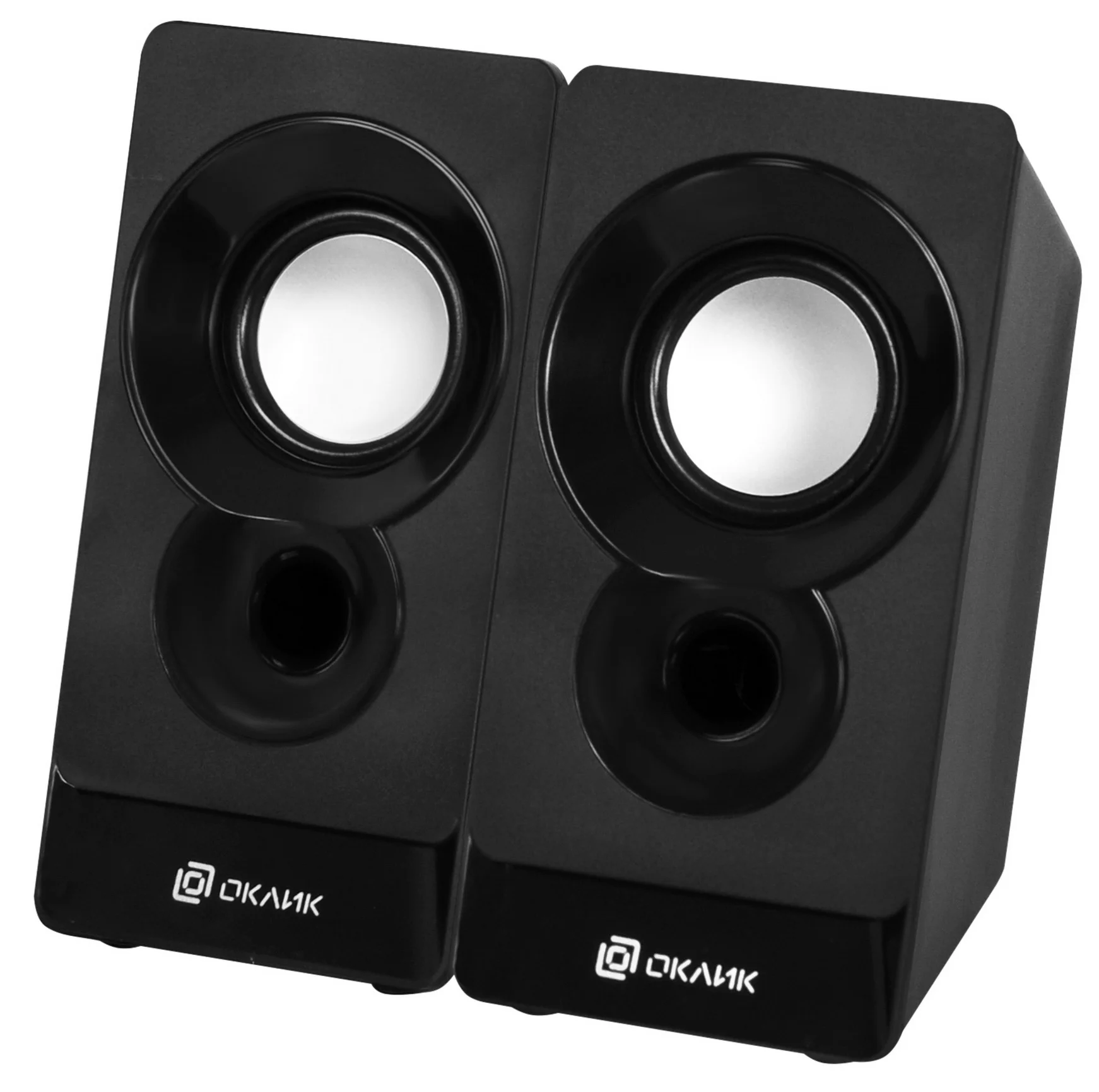 Акустическая система Oklick OK-165 2.0 черный 6Вт