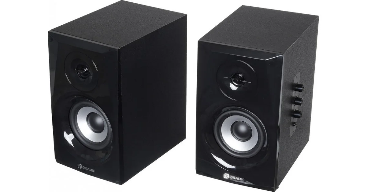 Акустическая система Oklick OK-166 BT 2.0 черный 40Вт