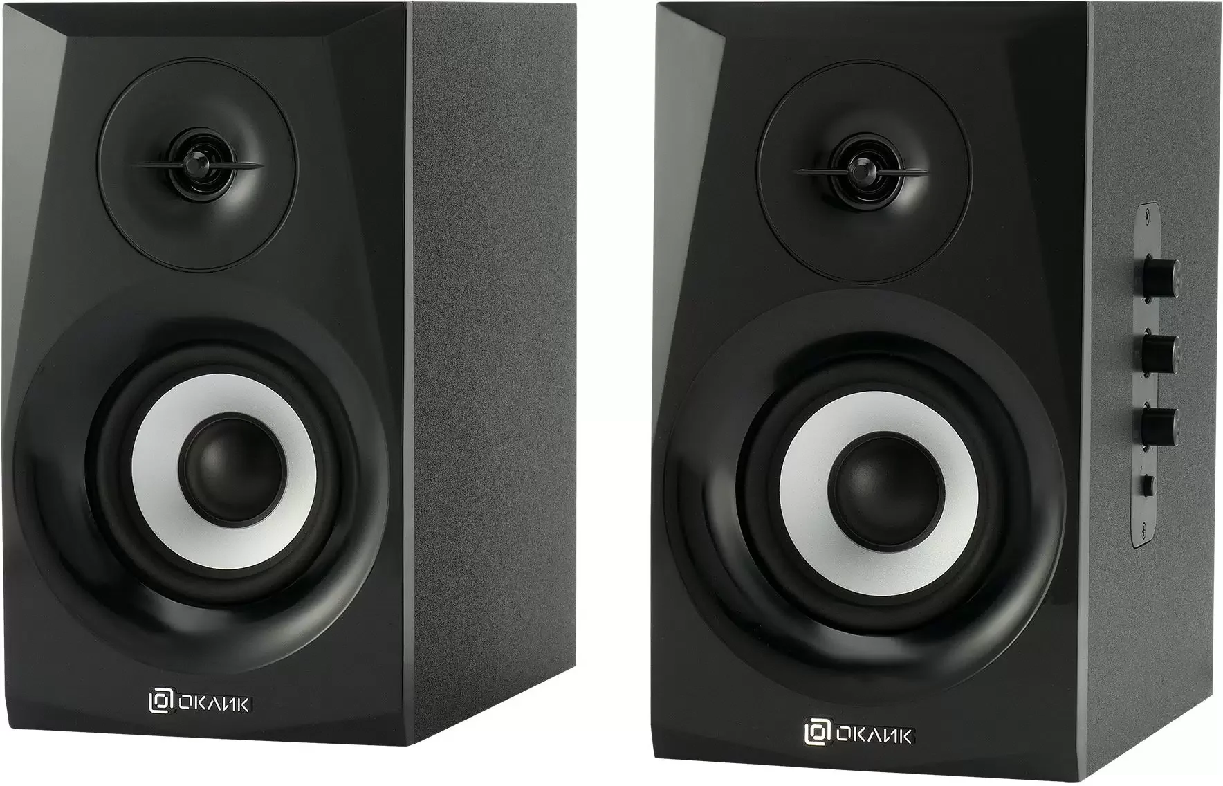 Акустическая система Oklick OK-166 BT 2.0 черный 40Вт