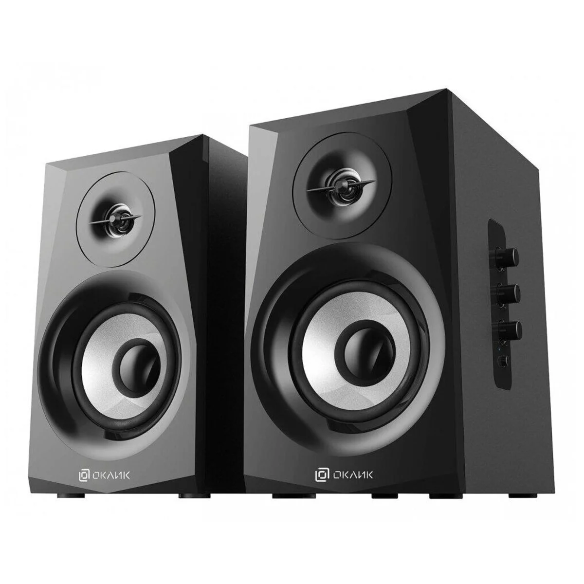 Акустическая система Oklick OK-166 BT 2.0 черный 40Вт
