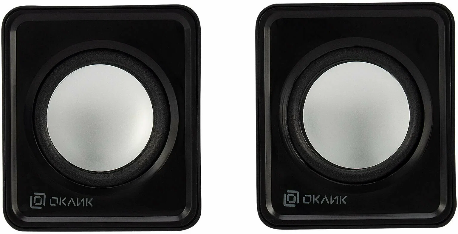Акустическая система Oklick OK-331 2.0 черный 6Вт