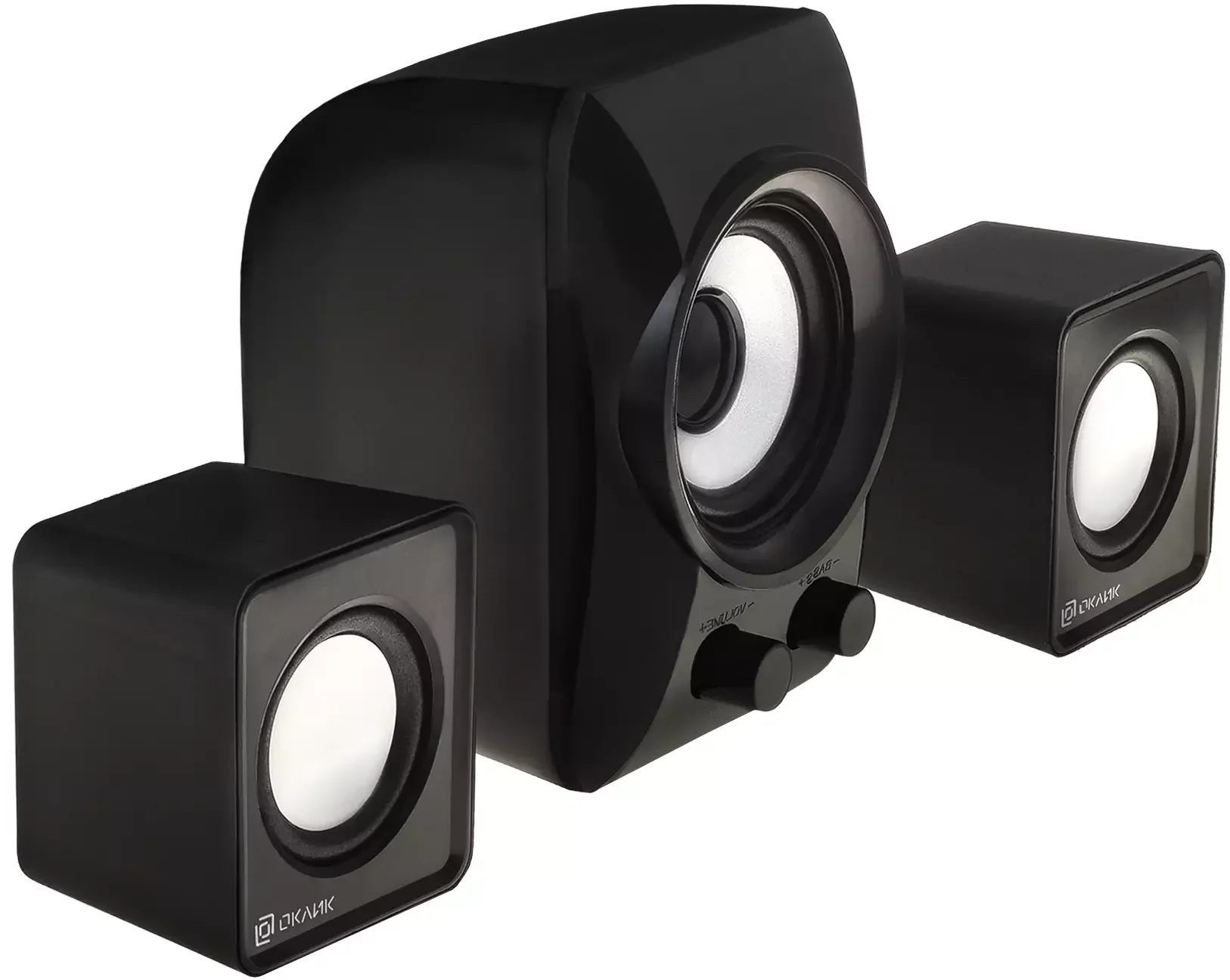 Акустическая система Oklick OK-420 2.1 черный 11Вт