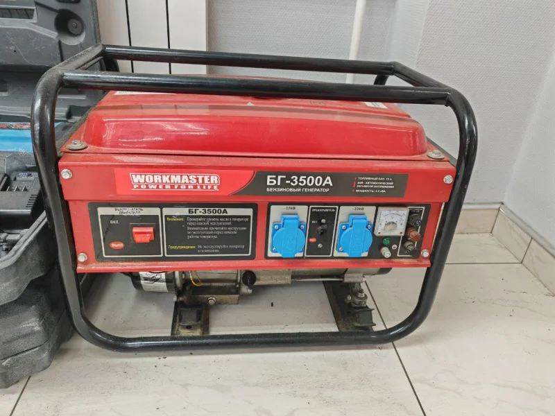 Генератор бензиновый WorkMaster БГ-10000ИЕ2 (7,5-8 кВт инверторный, розетка АВР, пульт)