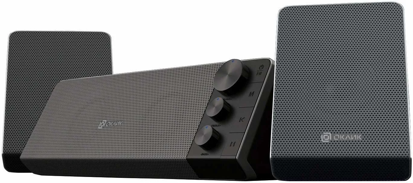 Акустическая система Oklick/Оклик GMNG OK-450 2.1 черный 15Вт BT