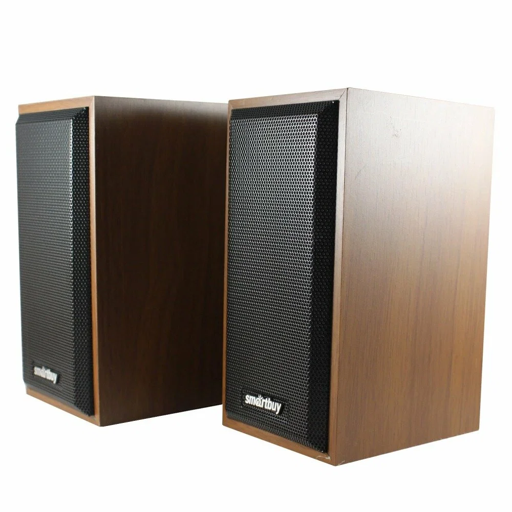 Акустическая система SmartBuy ONE, дерево, 6 Вт, питание от USB, коричневые (SBA-102)/20