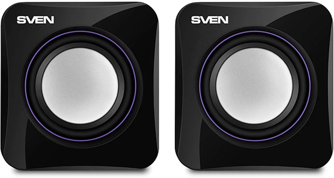 Акустическая система SVEN 315 2.0 черный 5Вт