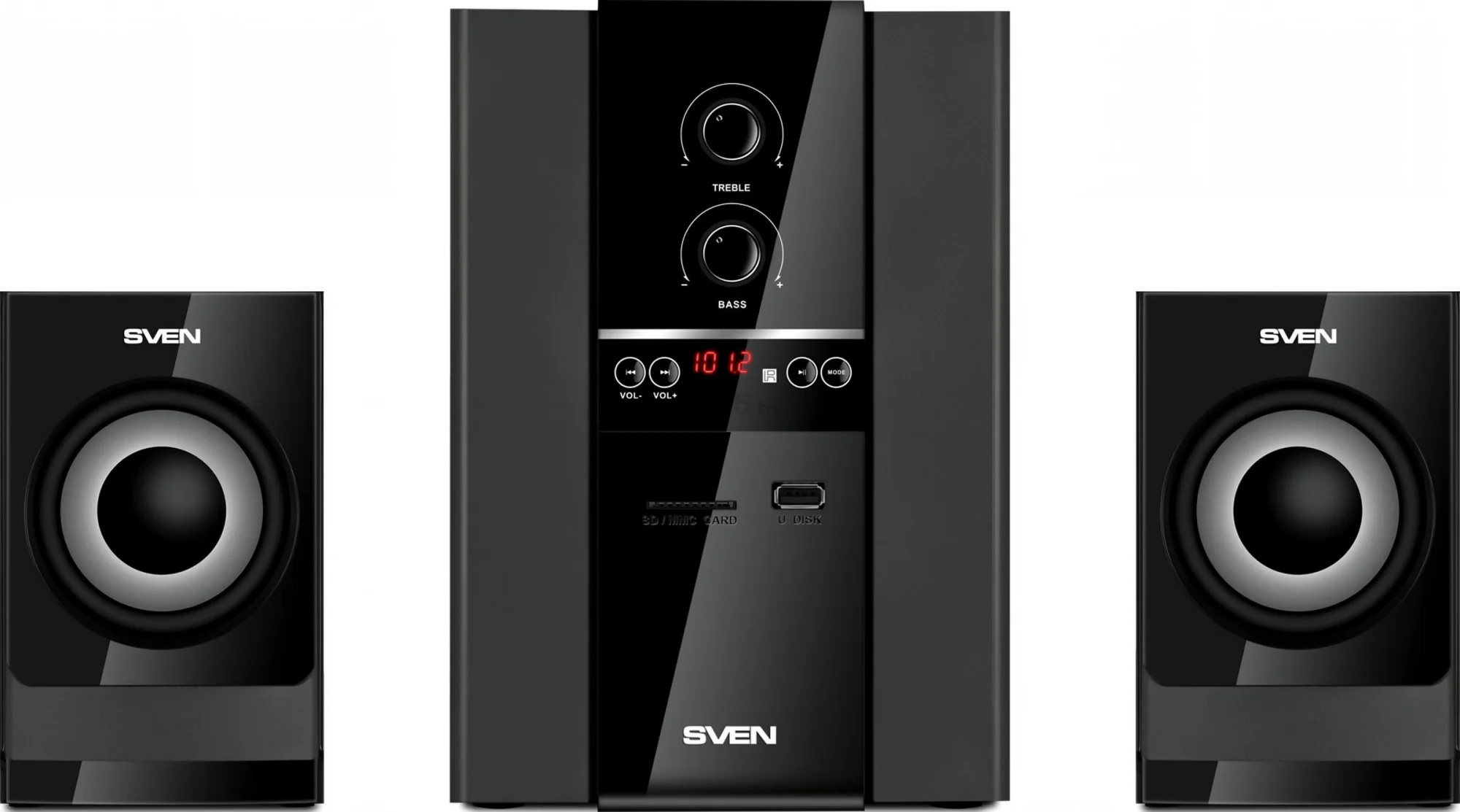 Акустическая система SVEN MS-1821 2.1 черный 40Вт BT