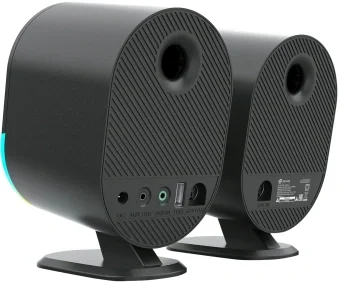 Акустическая система Оклик OK-303A 2.0 черный 20Вт BT