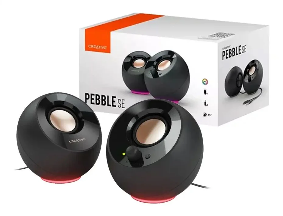 Колонки Creative Pebble SE 2.0 черный 8.8Вт
