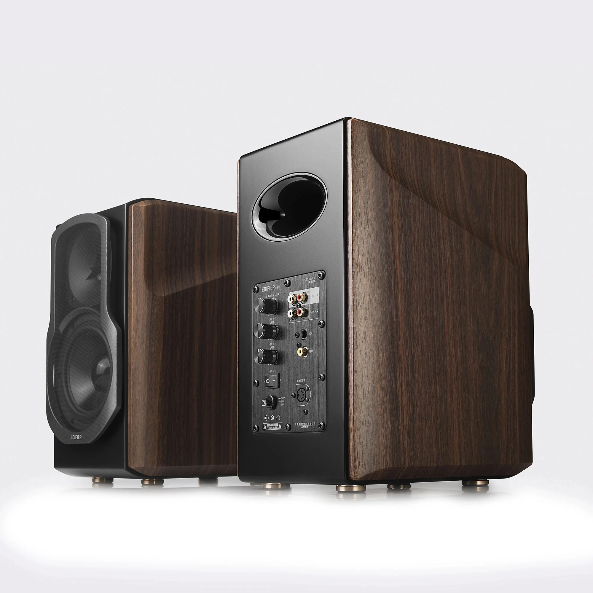 Колонки Edifier S2000MKIII Brown (2.0,Bluetooth 5.0,ДУ,2x 15 Вт (ВЧ), 2x 50 Вт (СЧ/НЧ)