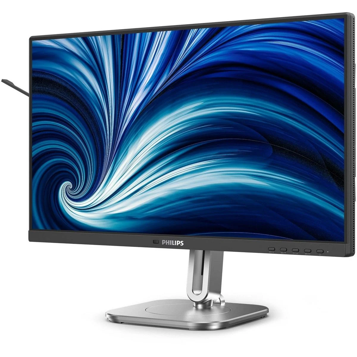 Монитор 23.8" Philips 24B2N4200 IPS 1920x1080, 120 Гц, 4 мс, 16:9, 300 кд/м², HDMI 1.4, DP 1.2, USB Hub (4x USB 3.2), динамики (2x2 Вт), 3.5 Jack, Ada