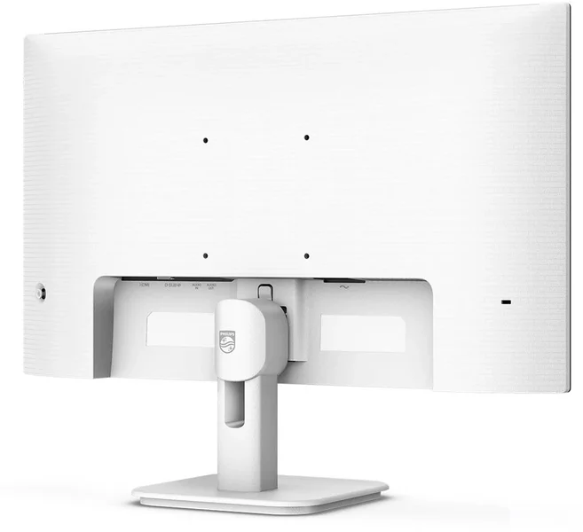 Монитор 23.8" Philips 24E1N1100AW IPS 1920x1080, 100 Гц, 4 мс, 16:9, 250 кд/м², HDMI 1.4, VGA, 3.5 мм, динамики (2x2 Вт), черный/белый
