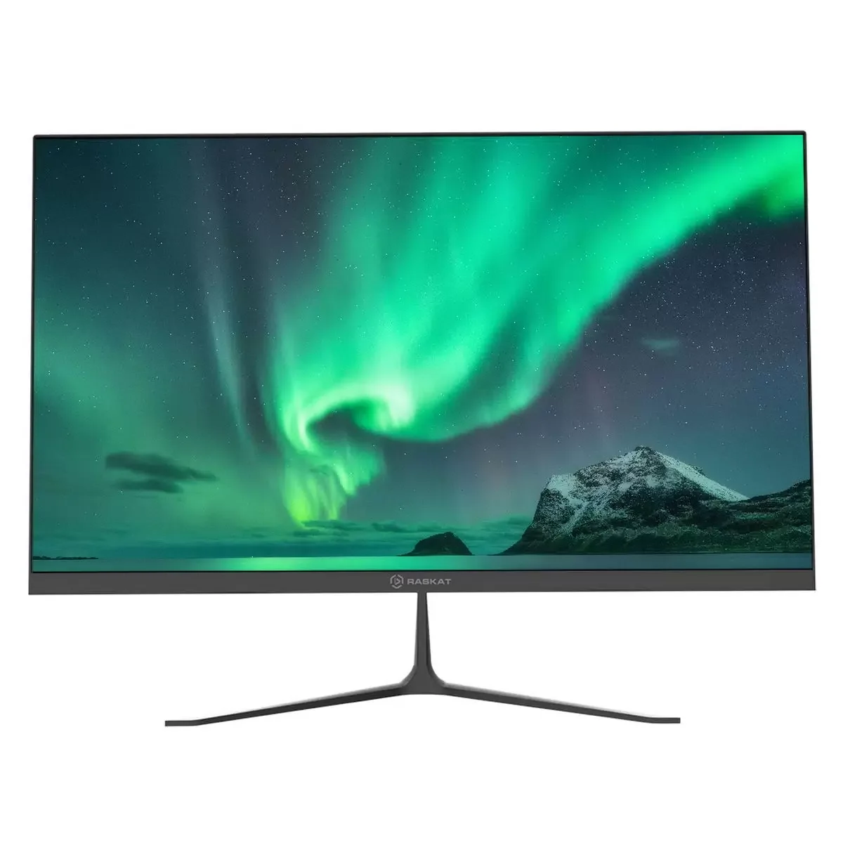 Монитор 23.8" Raskat I24F16D IPS 1920x1080, 165 Гц, 5 мс, 16:9, 250 кд/м², 2xHDMI, DP, 3.5 мм, динамики (2x2 Вт), черный