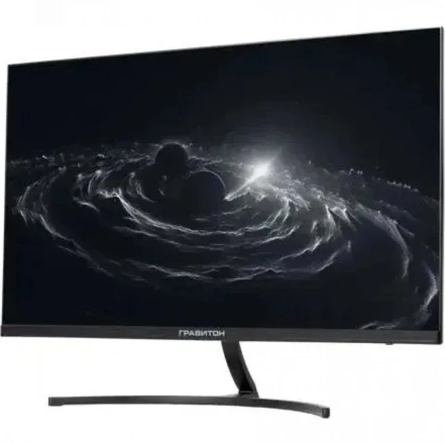 Монитор 23.8" Гравитон МН24А IPS 1920x1080, 75 Гц, 5 мс, 16:9, 300 кд/м², 1xHDMI, 1xDP, 1xVGA, 1x3.5 мм, черный
