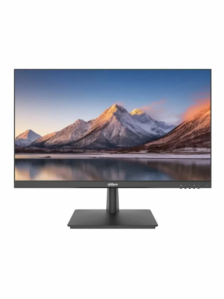Монитор 24" Dahua DHI-LM24-L200N VA 1920x1080, 75 Гц, 5 мс, 16:9, 200 кд/м², 1xHDMI, 1xVGA, VESA 100x100 мм, черный