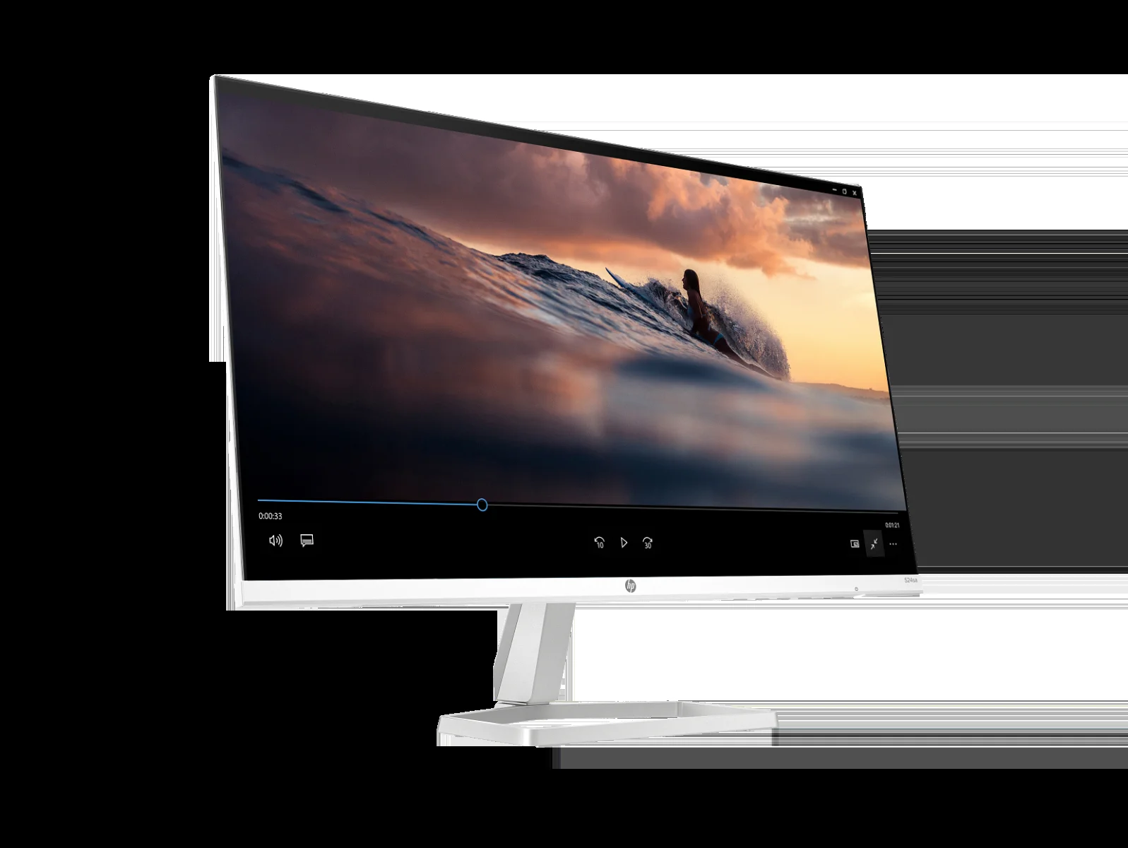 Монитор 24" HP 524sf IPS 1920x1080, 100 Гц, 5 мс, 16:9, 300 кд/м², HDMI, VGA, Flicker Free, Low Blue Light