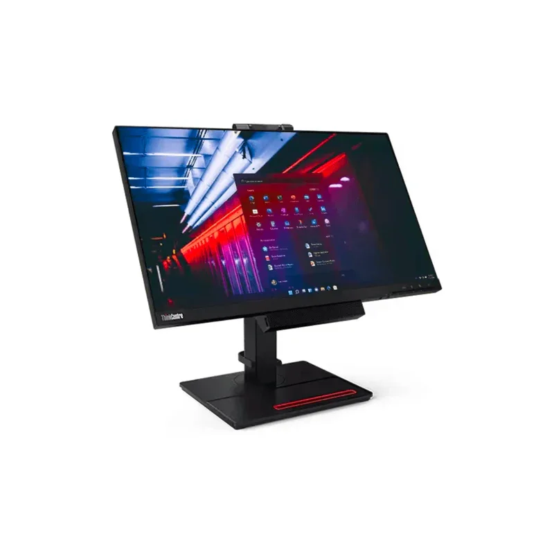 Монитор 24" Lenovo ThinkCentre TIO24Gen5 IPS FHD, 60 Гц, 4 мс, 16:9, 250 кд/м², HDMI 1.4, DP 1.2, встроенная веб-камера (FHD), встроенный микрофон, вс