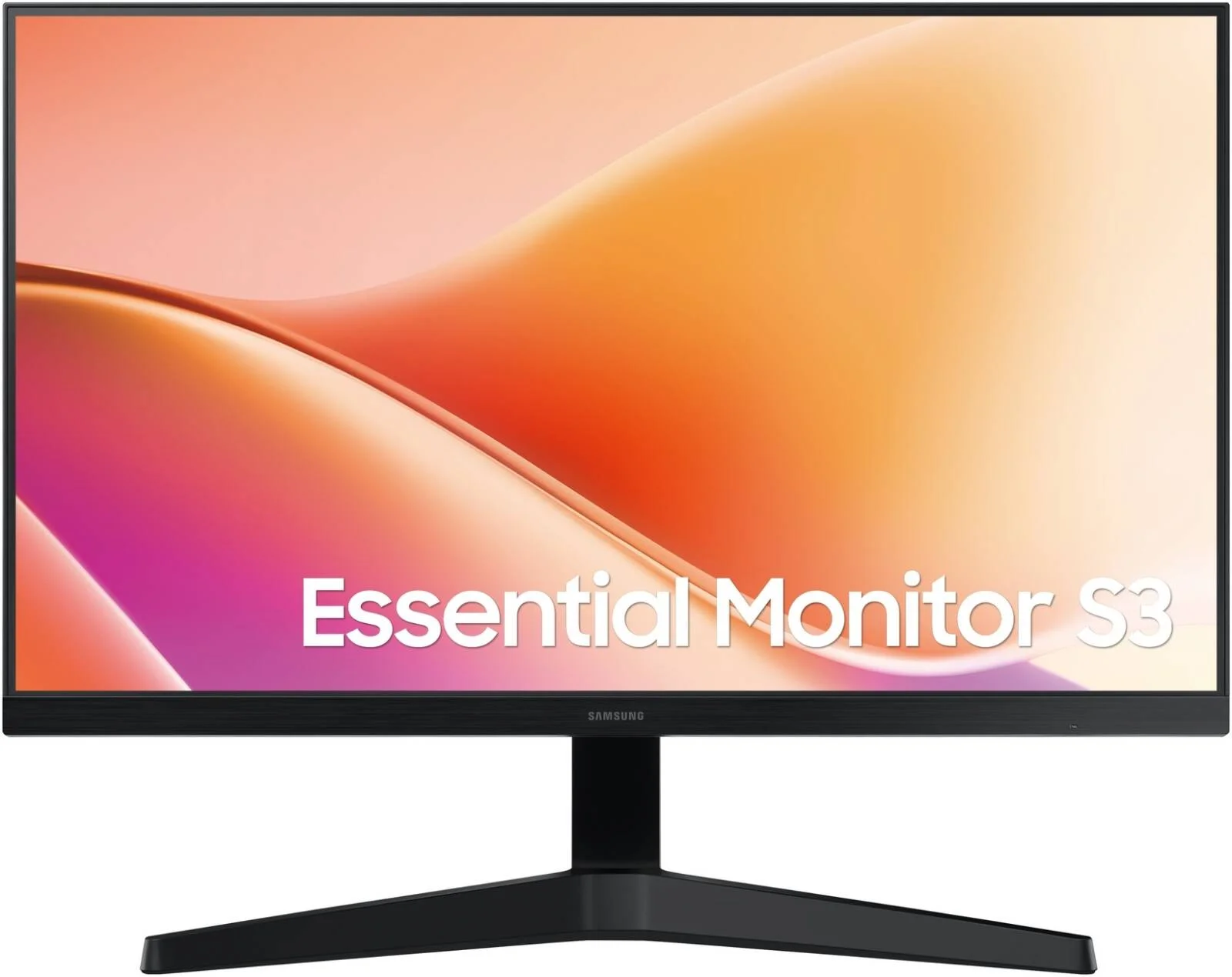 Монитор 24" Samsung Essential S3 S24F330EAIXCI VA FHD, 100 Гц, 5 мс (GtG), 16:9, 250 кд/м², HDMI 1.4, VGA, черный