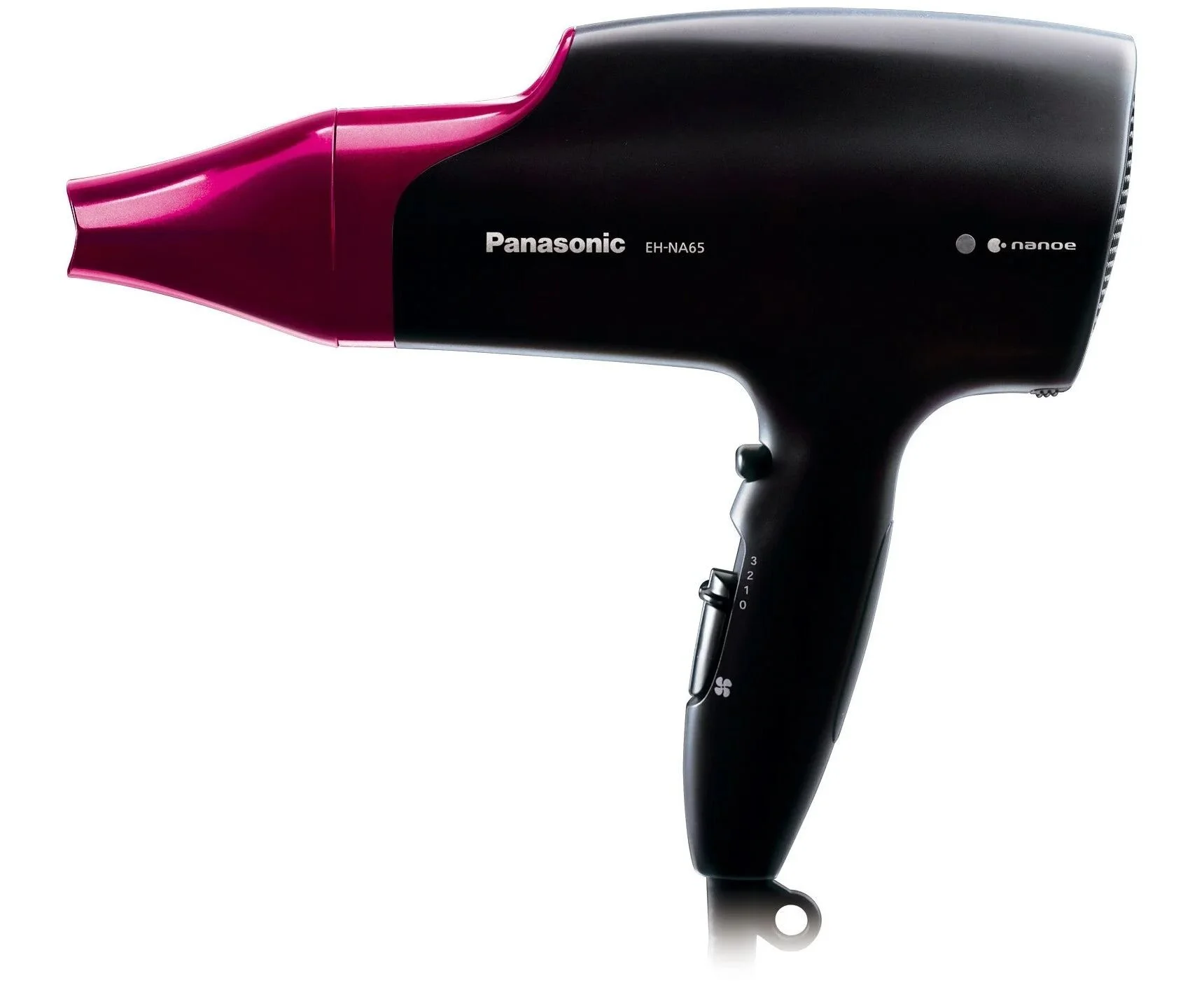 Фен Panasonic EH-NA65 черный/розовый, 2000 Вт, ионизация