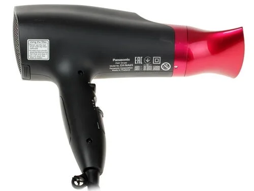 Фен Panasonic EH-NA65 черный/розовый, 2000 Вт, ионизация