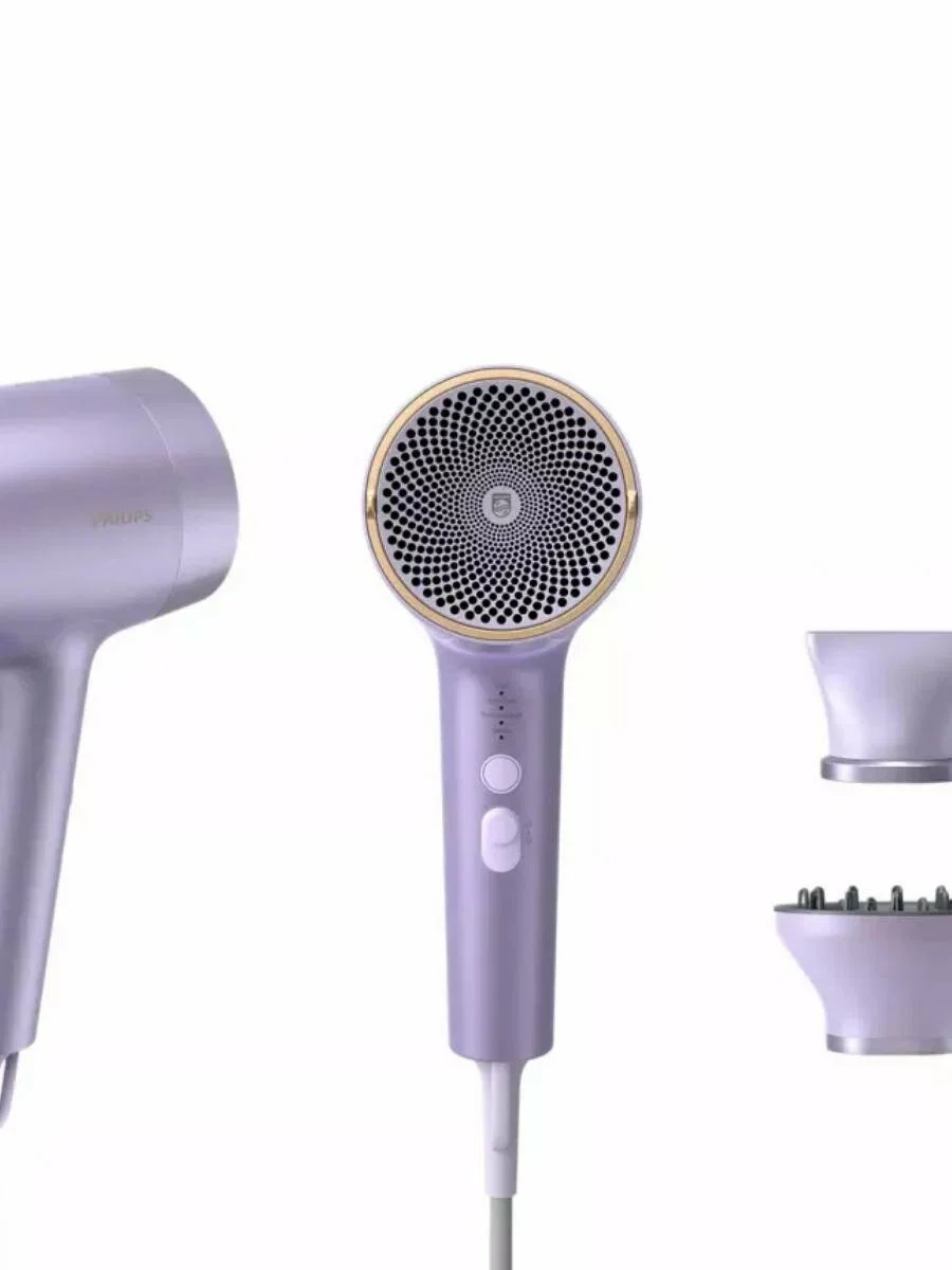 Фен Philips BHD720/10 фиолетовый, 1800 Вт, ионизация