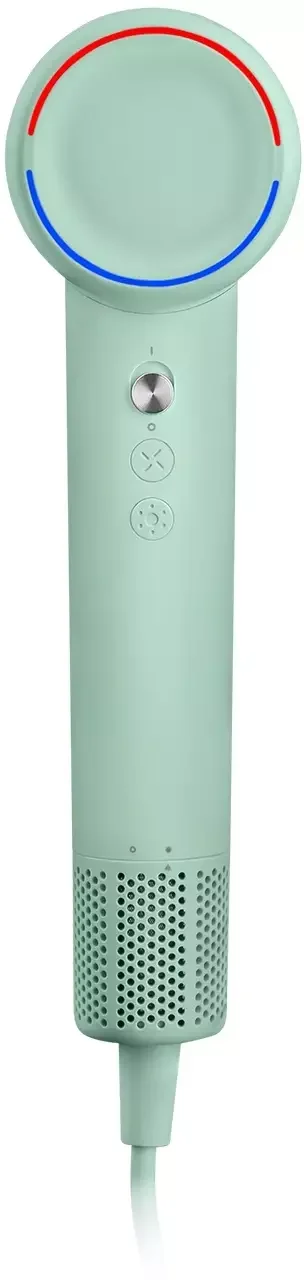 Фен Red Solution F572 зеленый/мятный, 1400 Вт, компактный, ионизация