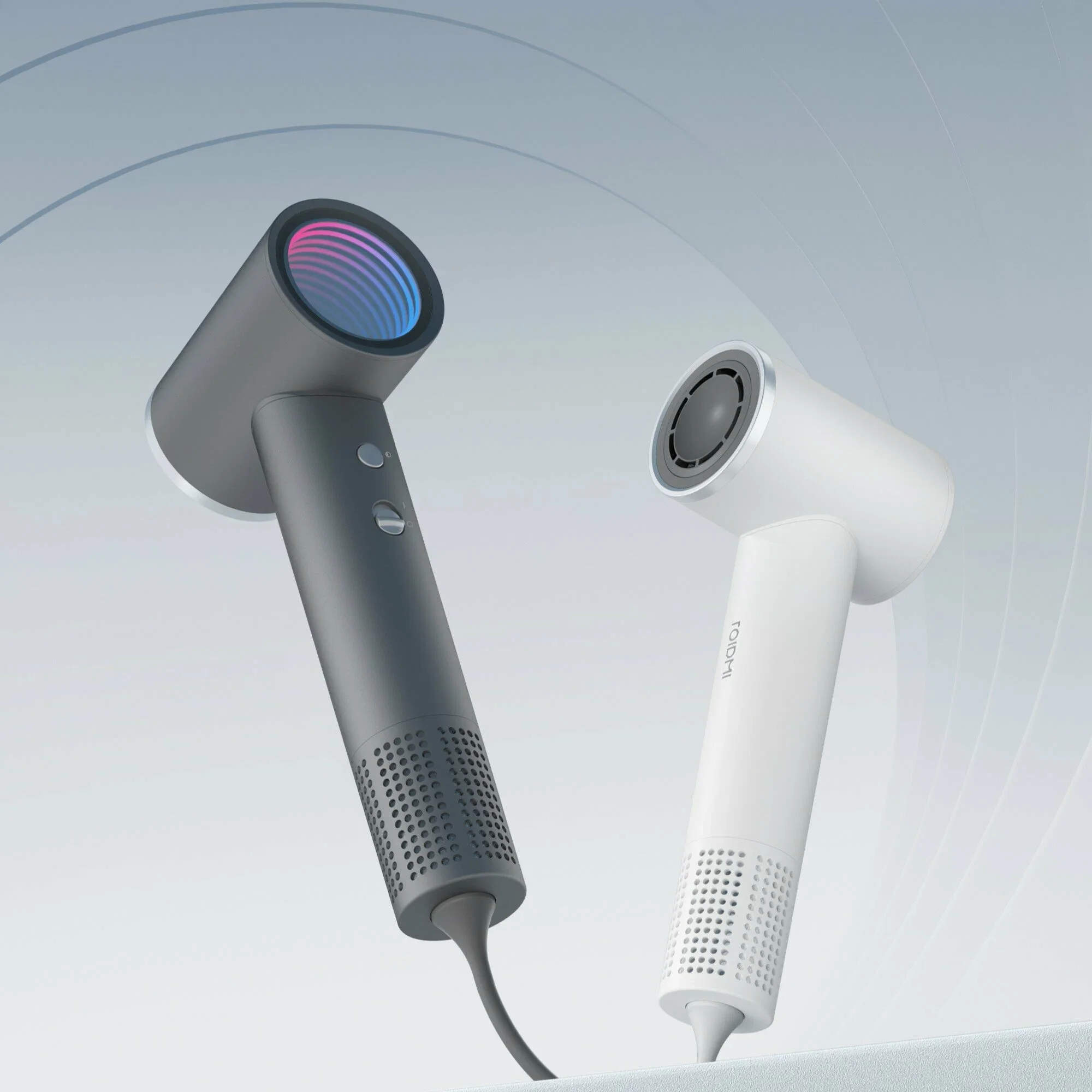 Фен Roidmi Hair dryer Miro серый, 1300 Вт, компактный, ионизация