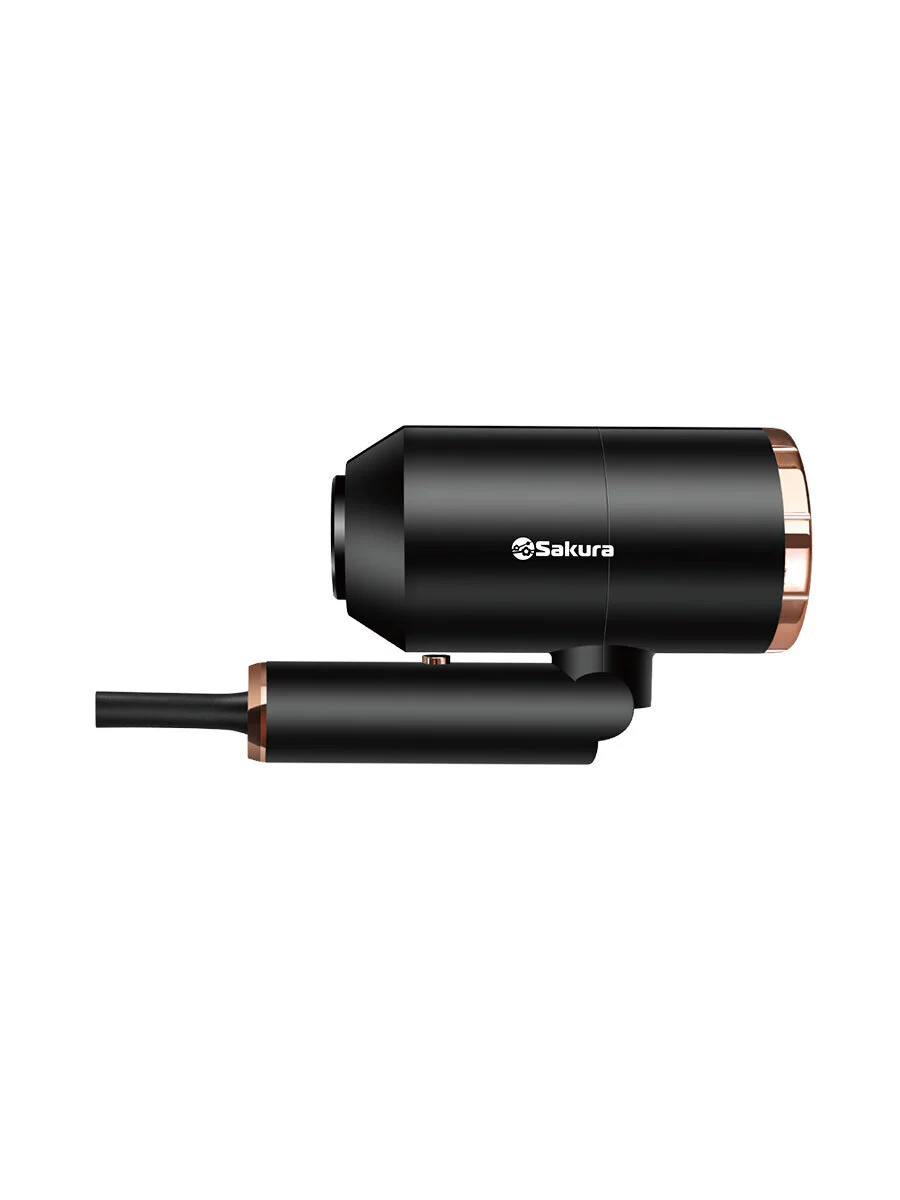 Фен SAKURA SA-4044BK Professional черный, 2000 Вт, компактный