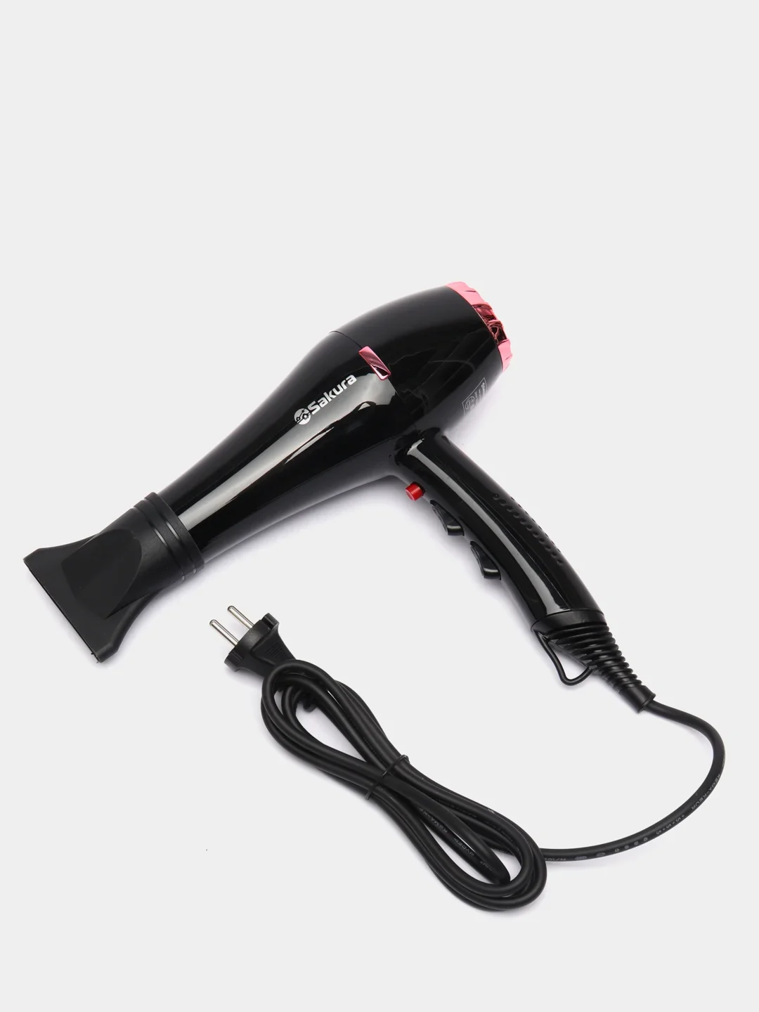 Фен SAKURA SA-4047BK Professional черный/розовое золото, 2000 Вт
