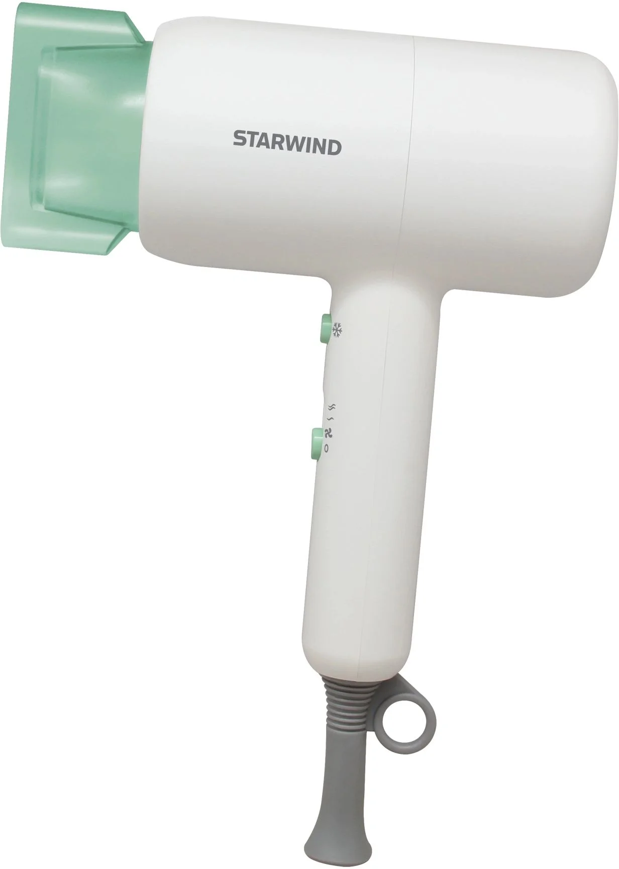 Фен Starwind SHD 6065 белый/зеленый, 1800 Вт, ионизация