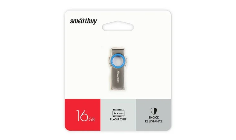 Флешка USB (SB016GbMC2) UFD 2.0 016Gb,MC2 Metal Blue