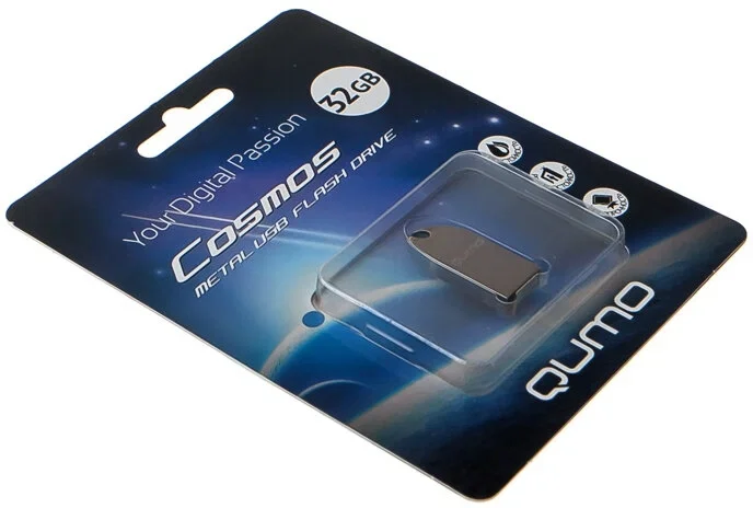 Флешка USB 2.0 QUMO 32Gb, Cosmos QM32GUD-Cos