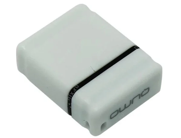 Флешка USB 2.0 QUMO 32Gb, NANO QM32GUD-NANO-W белый