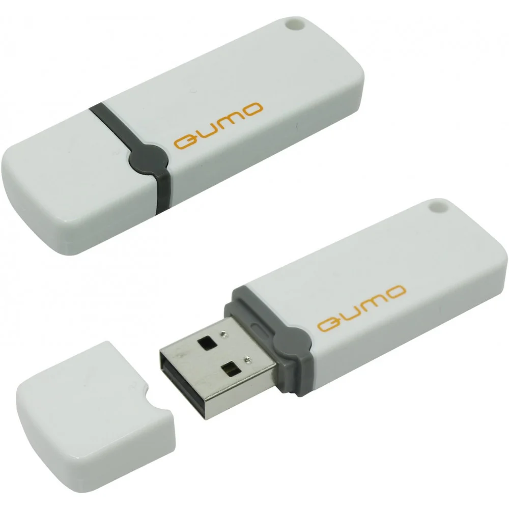 Флешка USB 2.0 QUMO 64Gb Optiva 02 белый