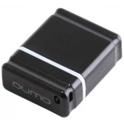 Флешка USB 2.0 QUMO 64Gb, NANO QM64GUD-NANO-B черный